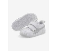 Chaussures Puma Multiflex Glitz avec velcro blanc gris bébé - 19