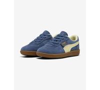 Chaussures Puma Palermo bleu marine jaune enfant - 34