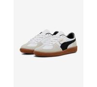 PUMA Baskets en cuir Palermo Enfant et Adolescent, Chaussures, Blanc, 36 36