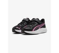 PUMA Pounce Lite AC+ PS Sneaker, Black-Posie Pink White, 21 EU