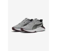 PUMA Mixte PWR Hybrid TR Chaussure athlétique Tout Sport, Gris Echo Ruby Shimmer Noir, 45 EU