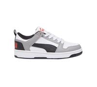 Chaussures PUMA Rebound Layup Lo Sl Jr Gris,Blanc - Mixte/Enfant 38,5