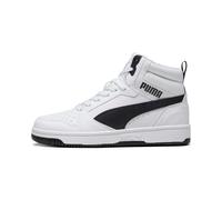 Chaussures Puma Rebound V6 Mid Blanc Noir Junior 393831 02 Originales