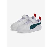 Chaussures Puma Rickie avec velcro blanc bleu vert bébé - 22