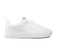 Chaussures PUMA Rickie Classic JR En Cuir Blanc 384311-01 Sneakers Enfant
