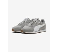 Chaussures Puma SOFTRIDE ST MILER Suede gris blanc - 45
