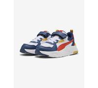 Chaussures Puma Trinity Lite AC+ bleu marine rouge jaune enfant - 33