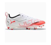 Puma Ultra 5 Play FG/AG Jr Mixte enfant Puma White / Puma Black / Glowing Red 30 EU