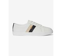 Chaussures Ralph Lauren Janson II cuir blanc noir femme - 39