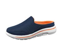 Chaussures Randonnée Femme Basket Femme Blanche Couple Décontracté Couleur Solide Tour Orteils Flyweave Mesh Respirable Demi Tong Grande Taille BasketFemme Fitness Shoes Été