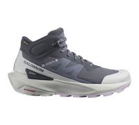 Salomon - Chaussures de randonnée en GORE-TEX - Elixir Activ Mid GTX W India Ink/Glacier Gray/Orchid Petal pour Femme - Taille 5,5 UK - Gris Gris 5,5 UK