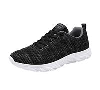 Chaussures Randonnée Homme Chaussures de Running Homme - Chaussures Running Légères en Mesh Respirant, Baskets Confortables à Lacets et Semelle Souple Sneakers Résistantes et Flexibles pour Activités
