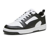 PUMA Mixte Rebound V6 Low Sneaker, White Black White, 44 EU
