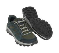 Columbia Redmond 4 Breathe, Chaussures Basses de Trekking et de randonnée pour Homme, Dark Moss/Stinger, 46