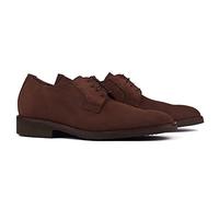 Chaussures réhaussantes pour Homme avec Semelle Augmentant la Taille jusqu'à 7cm. Fabriquées en Peau. Modèle Lawson Marron 41