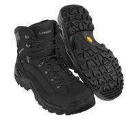 Lowa Renegade GTX Mid Unisexe Bottes de randonnée Extérieur Goretex, Noir, 41.5 EU