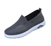 Chaussures respirantes pour le travail, les loisirs, les baskets, les mocassins, les chaussures d'été légères, chaussures de costume, chaussures à enfiler, sandales d'extérieur, gris, 41 EU