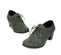 Chaussures rétro pour femme avec bout plat et talon moyen Chaussures Vital Mules pour femme, vert, 42 EU