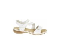 Rieker Femme Damen 659C7 Sandalen Sandale, weiß, 37 EU