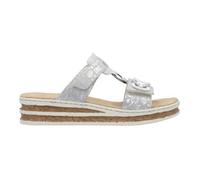 Rieker Femme 62936 Mules, Argent Platine, 40 EU