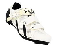 Chaussures route 2 bandes auto agrippantes + clic FLR Pro F11 - blanc - 43 - Homme - Cycle - Vélo sur route 42