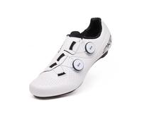Chaussures route EKOI Perf R4 Blanches Logo Noir 47