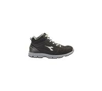 Diadora Run II Hi S3 SRC ESD, Chaussure de Piste d'athlétisme Mixte, Black, 42 EU