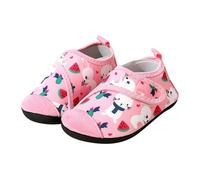 Chaussures Running, Baskets pour Petites Filles Semelle Souple AntidéRapante SéChage Rapide Chaussures De Plage à Motifs Fermeture Facile pour Un Usage Quotidien