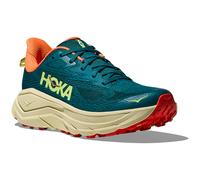HOKA Chaussure de course 'CHALLENGER 8' pétrole / vert clair / orange, Taille 37,5