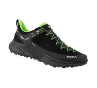 Salewa MS Dropline Leather Chaussures de Trail, Black/Pale Frog, 42.5 EU