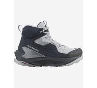 Salomon - Chaussures de randonnée GORE-TEX - Elixir Mid GTX W Carbon/Pearl Blue/Flint Stone pour Femme - Taille 4,5 UK - Gris Gris 4,5 UK