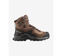 Salomon - Chaussures de randonnée GORE-TEX - Quest Element GTX W Mocha Mousse/Pewter/Marine Blue pour Femme en Cuir - Taille 5,5 UK - Marron Marron 5,5 UK
