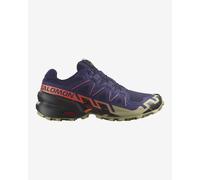 Chaussures Salomon Speedcross 6 bleu tempête rouge vert - 41(1/3)