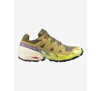 Chaussures Salomon Speedcross 6 GORE TEX marron doré bleu jaune - 42