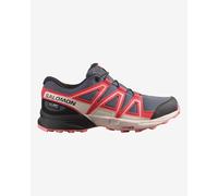 Chaussures Salomon Speedcross ClimaSalomon Waterproof gris foncé rouge enfant - 37