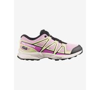 Chaussures Salomon Speedcross ClimaSalomon Waterproof rose clair jaune enfant - 28