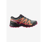 Chaussures Salomon Speedcross gris fuchsia enfant - 31