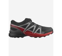 Chaussures Salomon Speedcross noir gris rouge enfant - 31