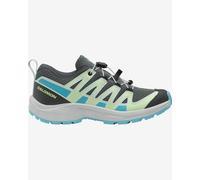 Chaussures Salomon XA Pro V8 gris foncé bleu vert enfant - 34