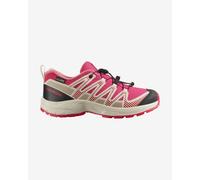 Chaussures Salomon XA Pro V8 Waterproof fuchsia blanc enfant - 33