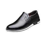 Chaussures sans lacets, chaussures de loisirs pour homme, en cuir PU, chaussures de travail, antidérapantes, chaussures de sport, chaussures de marche, chaussures d'affaires, baskets d'affaires, Noir