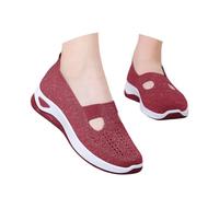 Chaussures sans Lacets Femme - Orthopédique Pas Cher Baskets sans Laçage Chaussures De Marche À Plateforme Orthopédique Légères Et Confortables Amortissement Accru Et Soulagement des Pieds