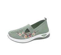 Chaussures sans Lacets Femme Pas Cher Orthopédique Baskets sans Laçage Sneakers Mode Respirantes Slip on Chaussures De Marche À Plateforme Orthopédique Légères Amortissement Accru Et des Pieds