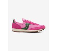 Saucony Mixte Trainer 80 Basket, Rose/Vert forêt, 42.5 EU