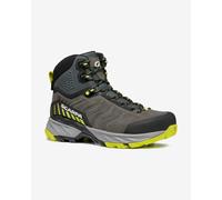 Scarpa - Chaussures de randonnée en GORE-TEX - Rush Trek GTX Titanium Lime pour Homme en Cuir - Taille 45 - Gris Gris 45