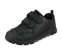 Chaussures Scolaires En Cuir Pour Garçons Clarks Design Dinosaure Steggy2 Pace K
