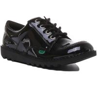Chaussures Scolaires Filles Kickers Kick Lo Core Pt En Noir Laqué UK 2 - 6