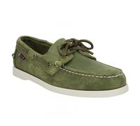 Sebago Docksides Portland Crazy H, Chaussures Bateau Homme, Vert (Green Military 909), 41.5 EU (7.5)