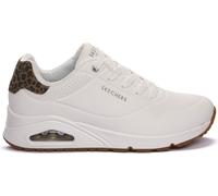 Skechers Femme Uno Jungle Nite Basket, Blanc, 40 EU