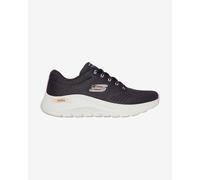 Skechers Femme Arch Fit 2.0 Big League Shopping-Feed;Mujer;Zapatillas-Bajas-Mujer, Pewter Mesh Multi Trim, 39 EU